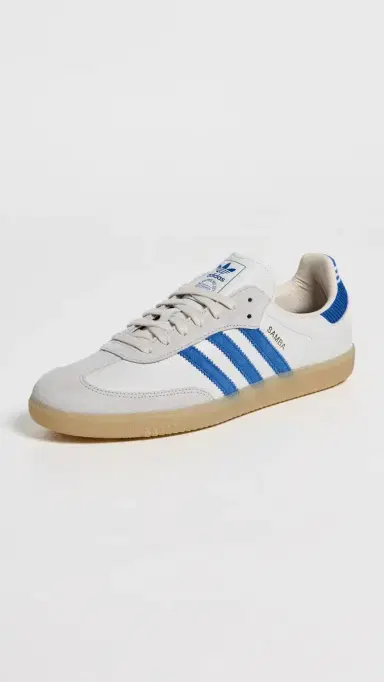 Adidas Samba OG Sneakers Cloud White/Blue/Gum 3 9 | Thumbnail 2