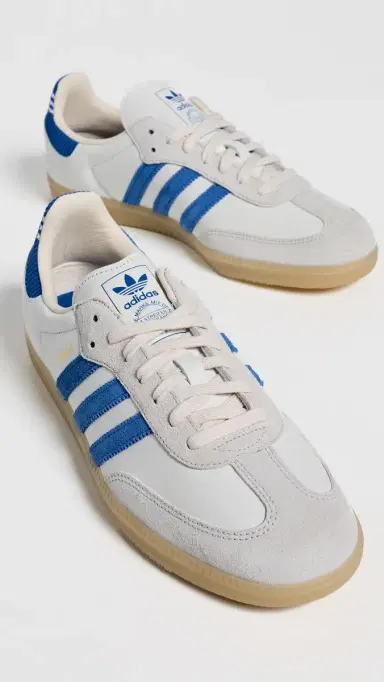 Adidas Samba OG Sneakers Cloud White/Blue/Gum 3 9 | Thumbnail 3