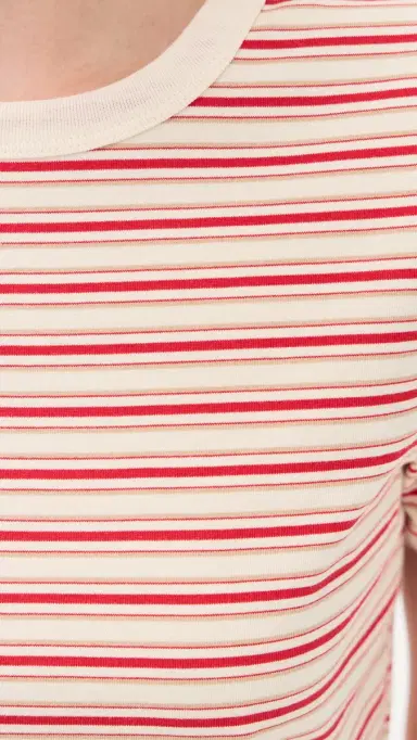 Pistola Alba Tee White Red Stripe L | Thumbnail 6