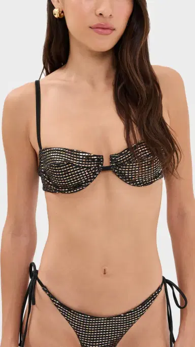 Peixoto Lara Bikini Top Black Beauty | Thumbnail 2