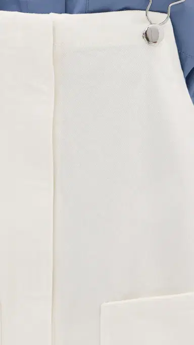 Tibi White Denim Jumpsuit White | Thumbnail 6