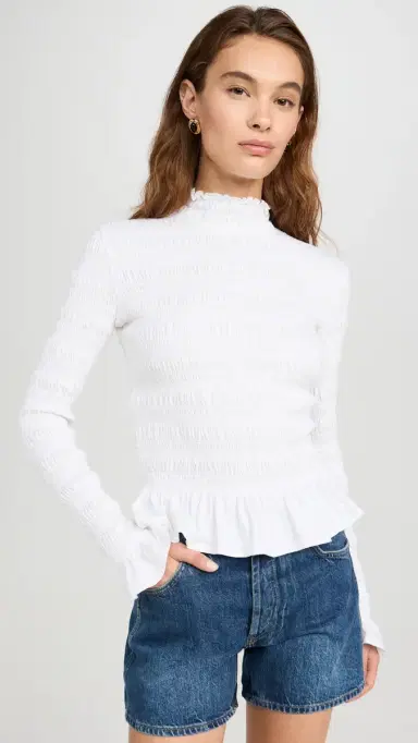 Merlette Kantor Jersey Top White M | Thumbnail 2 Merlette Kantor Jersey Top White M | Thumbnail 2