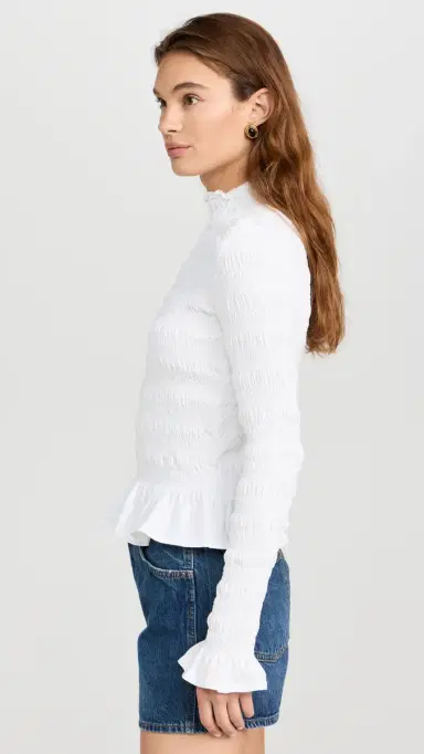 Merlette Kantor Jersey Top White M | Thumbnail 4 Merlette Kantor Jersey Top White M | Thumbnail 4