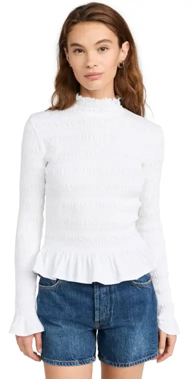 Merlette Kantor Jersey Top White M | Thumbnail 1 Merlette Kantor Jersey Top White M | Thumbnail 1