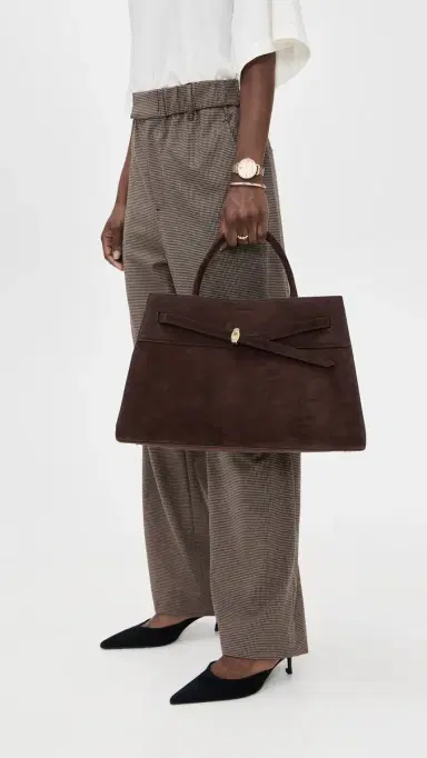 Veronica Beard Large Dash Bag Espresso One Size | Thumbnail 3 Veronica Beard Large Dash Bag Espresso One Size | Thumbnail 3