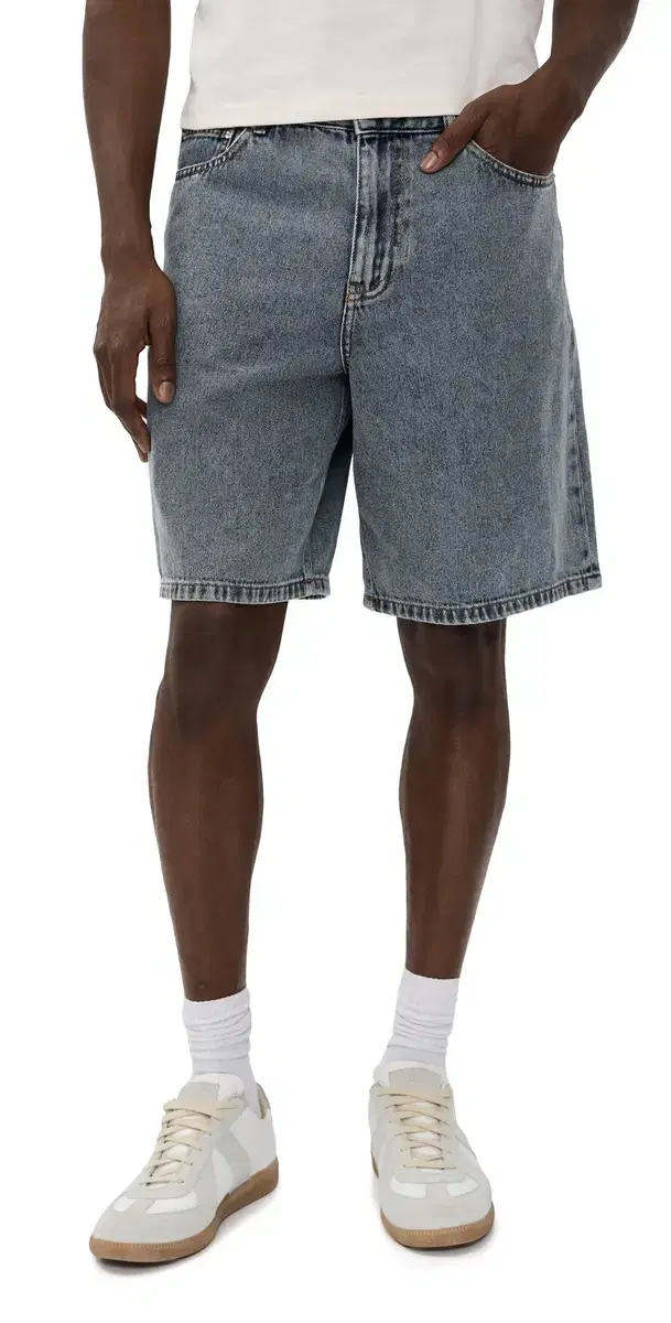 Ryder Ice Blue Denim Shorts 9 Light Indigo Wash