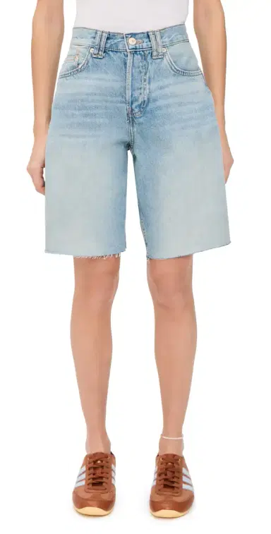 Free People Montana Shorts Cowgirl Blues | Thumbnail 1 Free People Montana Shorts Cowgirl Blues | Thumbnail 1