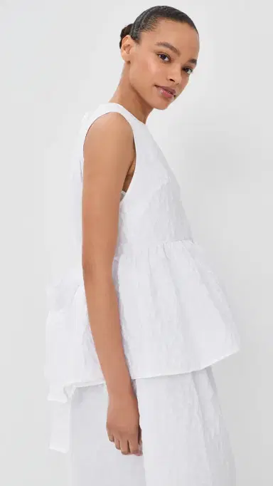 Cecilie Bahnsen Bea Top White | Thumbnail 4 Cecilie Bahnsen Bea Top White | Thumbnail 4