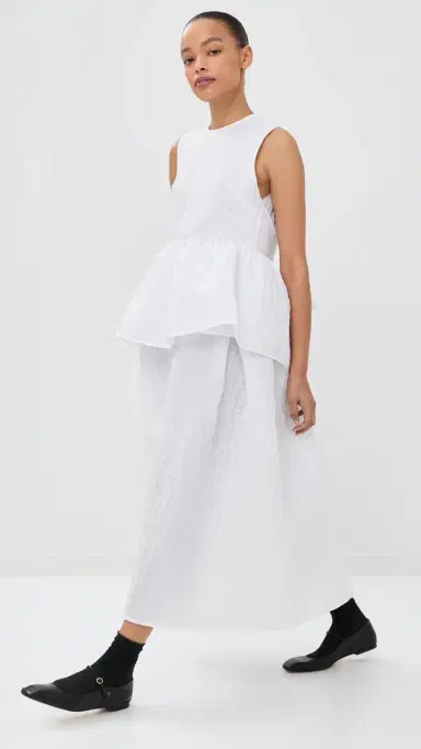 Cecilie Bahnsen Bea Top White | Thumbnail 5 Cecilie Bahnsen Bea Top White | Thumbnail 5