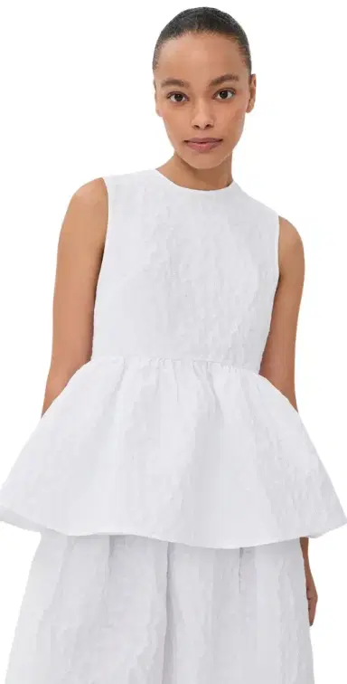 Cecilie Bahnsen Bea Top White | Thumbnail 1 Cecilie Bahnsen Bea Top White | Thumbnail 1