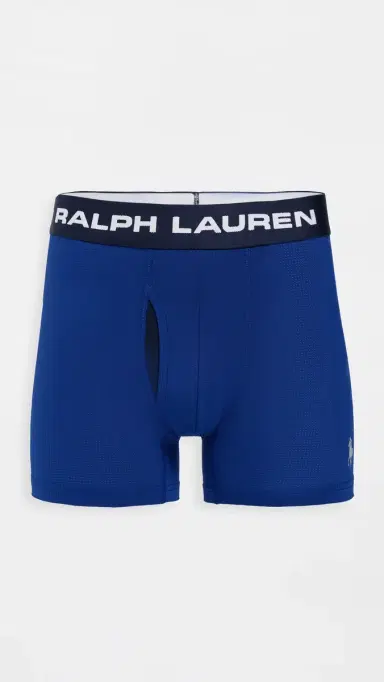 Polo Ralph Lauren Underwear Perfect Pouch Mesh Boxer Briefs 3 Pack CruiseNavy/HarborIsland/Royal S | Thumbnail 3 Polo Ralph Lauren Underwear Perfect Pouch Mesh Boxer Briefs 3 Pack CruiseNavy/HarborIsland/Royal S | Thumbnail 3
