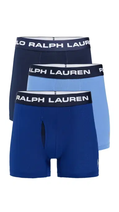 Polo Ralph Lauren Underwear Perfect Pouch Mesh Boxer Briefs 3 Pack CruiseNavy/HarborIsland/Royal S | Thumbnail 6 Polo Ralph Lauren Underwear Perfect Pouch Mesh Boxer Briefs 3 Pack CruiseNavy/HarborIsland/Royal S | Thumbnail 6