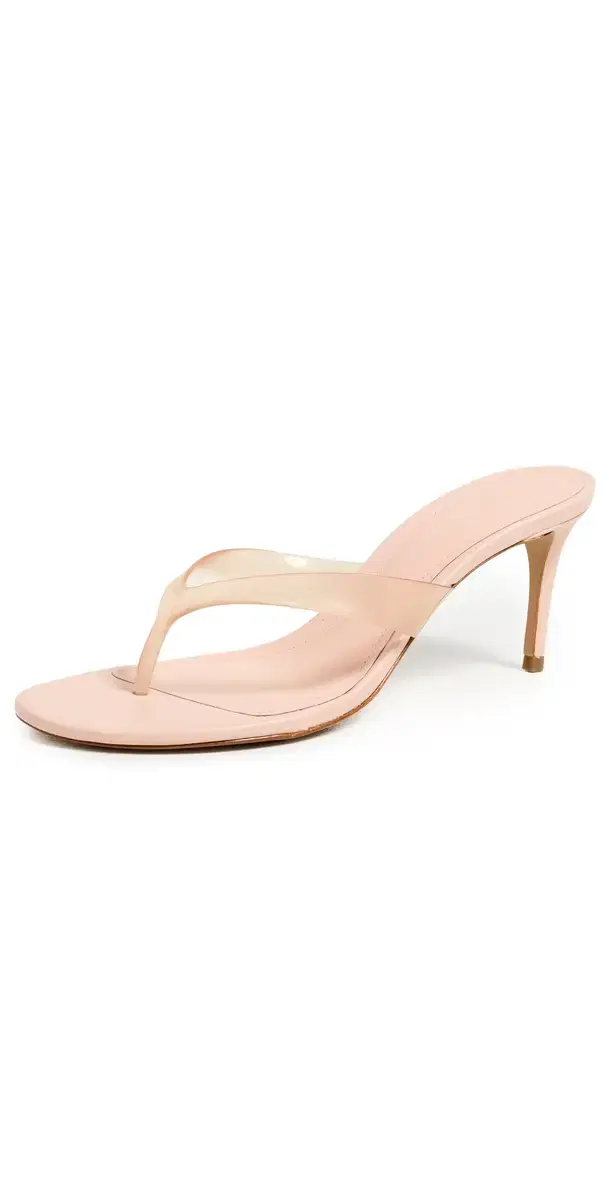 Schutz Roslyn Jelly Heeled Sandals Cotton Candy Translucido