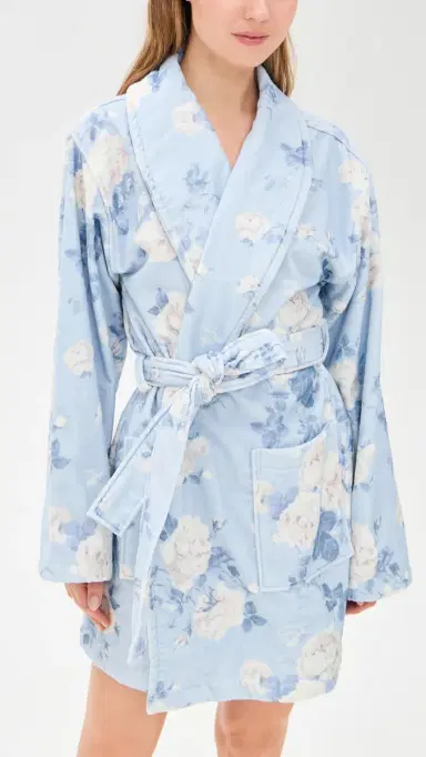 LoveShackFancy Indie Robe Whisper Blue | Thumbnail 2 LoveShackFancy Indie Robe Whisper Blue | Thumbnail 2