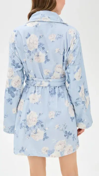 LoveShackFancy Indie Robe Whisper Blue | Thumbnail 3 LoveShackFancy Indie Robe Whisper Blue | Thumbnail 3