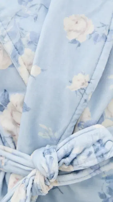 LoveShackFancy Indie Robe Whisper Blue | Thumbnail 6 LoveShackFancy Indie Robe Whisper Blue | Thumbnail 6