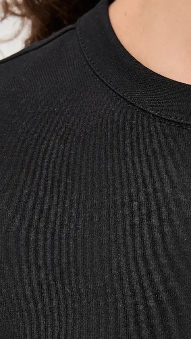 DL1961 Shrunken Tee Black (Knit) | Thumbnail 6
