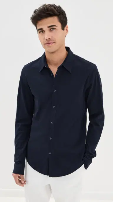 Orlebar Brown Giles Pique Knit Button Down | Thumbnail 2 Orlebar Brown Giles Pique Knit Button Down | Thumbnail 2