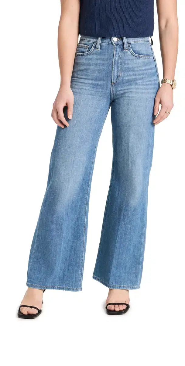 The Mia High Rise Wide Leg Petite Jeans Hot Shot