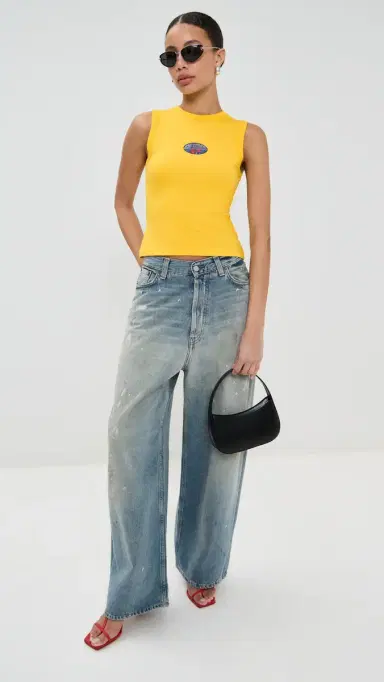 Acne Studios Bright Yellow Market Top Bright Yellow | Thumbnail 5