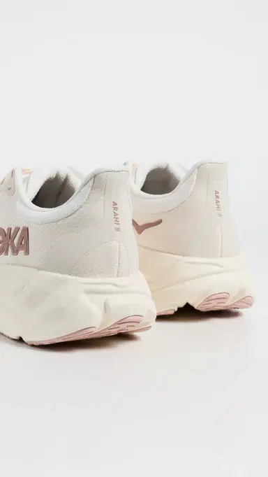 Hoka Arahi 8 Sneakers Alabaster/Rose Gold 5 | Thumbnail 4