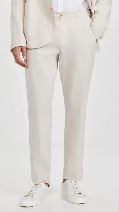 Onia Linen Trousers Stone 38 | Thumbnail 2