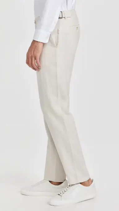 Onia Linen Trousers Stone 38 | Thumbnail 4
