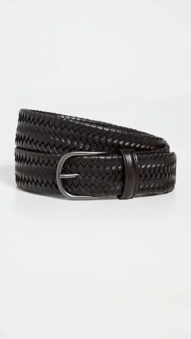Anderson's Leather Woven Belt Brown M1 36 | Thumbnail 2