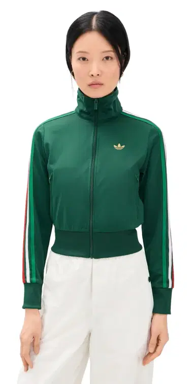 Adidas Firebird Classic Track Jacket Team Dark Green/Bold Green/Wh | Thumbnail 1 Adidas Firebird Classic Track Jacket Team Dark Green/Bold Green/Wh | Thumbnail 1