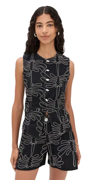 Palmacea Nina Praia hirt Praia Black | Thumbnail 1