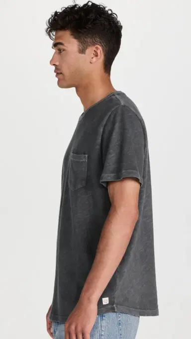 Marine Layer Relaxed Heavy Slub Pocket Tee Forged Iron | Thumbnail 4