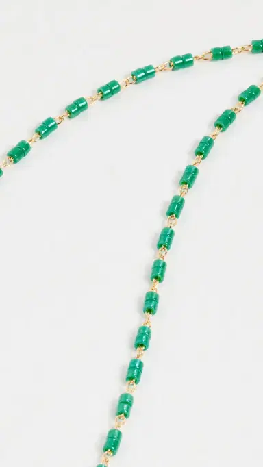 Maison Irem Necklace Beat it Green One Size | Thumbnail 4