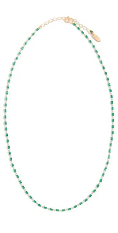 Maison Irem Necklace Beat it Green One Size | Thumbnail 1