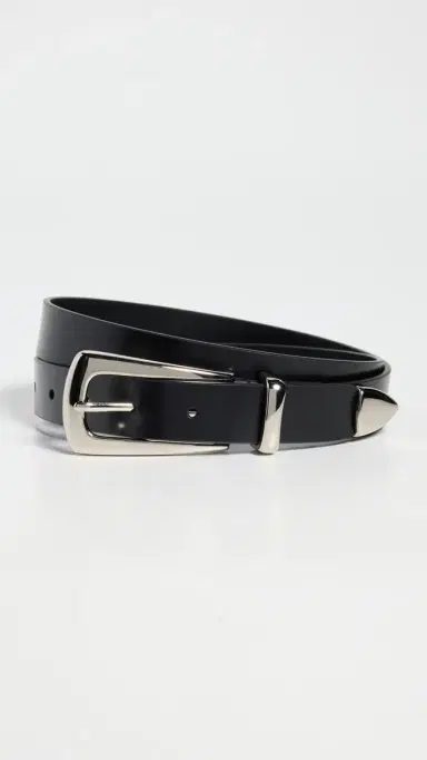 Favorite Daughter The Statement Belt Black/Nickel | Thumbnail 2 Favorite Daughter The Statement Belt Black/Nickel | Thumbnail 2