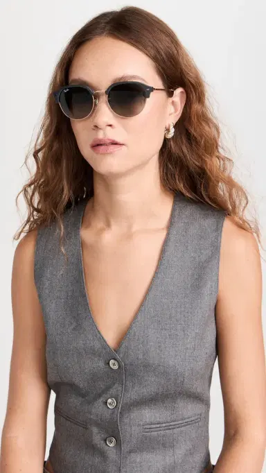 Ray-Ban 0RB4429 Round Sunglasses Dark Grey/Grey One Size | Thumbnail 3 Ray-Ban 0RB4429 Round Sunglasses Dark Grey/Grey One Size | Thumbnail 3