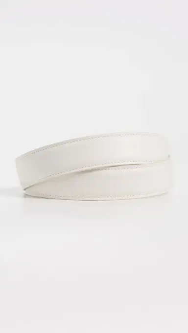 A.L.C. A. L.C. Carson Belt Cream/hiny ilver | Thumbnail 4