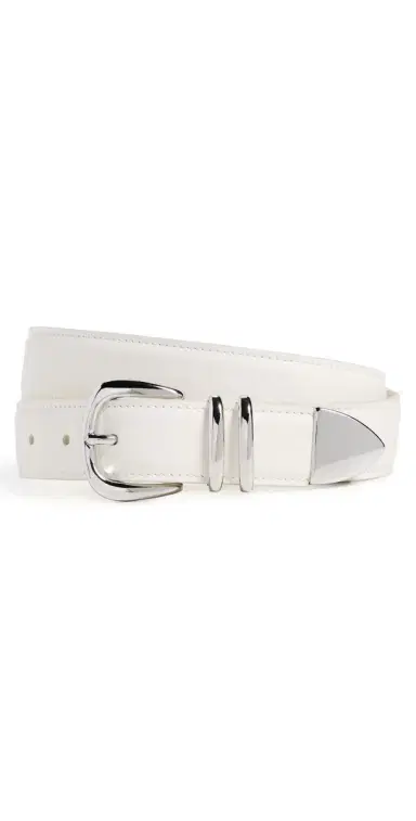 A.L.C. A. L.C. Carson Belt Cream/hiny ilver | Thumbnail 1