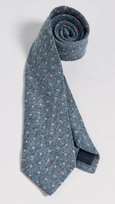 Paul Smith Marl Spot Tie Indigo | Thumbnail 2