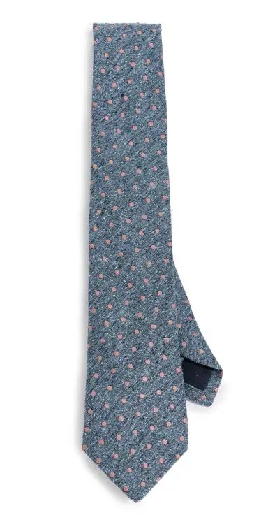 Paul Smith Marl Spot Tie Indigo | Thumbnail 1