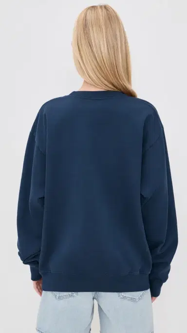 Sporty & Rich Beverly Hills Crest Sweatshirt Dark Navy | Thumbnail 4