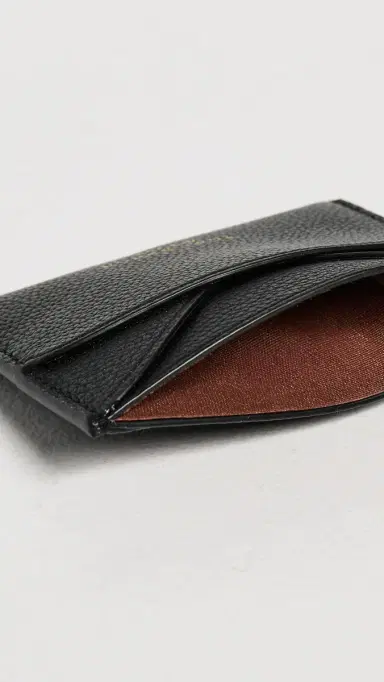 Tory Burch Romy Flat Card Case Black One Size | Thumbnail 5 Tory Burch Romy Flat Card Case Black One Size | Thumbnail 5