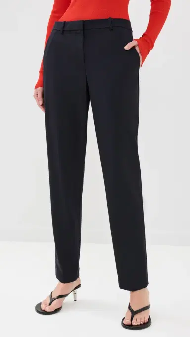Theory Treeca Full Length Pants Deep Navy 4 | Thumbnail 2
