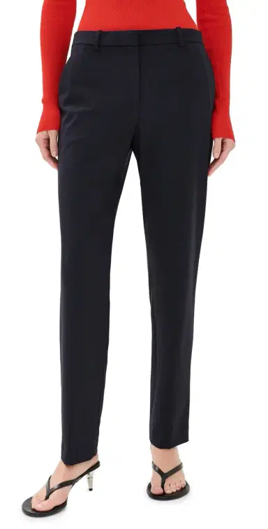 Theory Treeca Full Length Pants Deep Navy 4 | Thumbnail 1