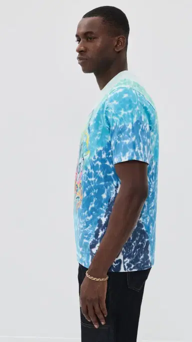 Casablanca urf Lotus Tie Dye Tee Multi | Thumbnail 4 Casablanca urf Lotus Tie Dye Tee Multi | Thumbnail 4