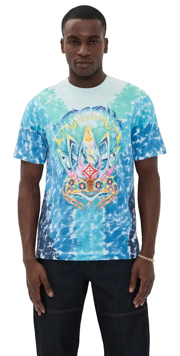 urf Lotus Tie Dye Tee Multi