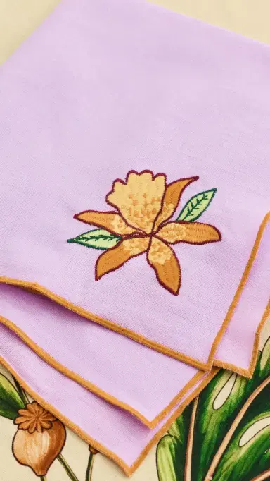 FARM Rio Floral Nature Napkins Set Multi One Size | Thumbnail 3