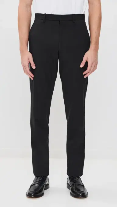Theory Mayer Stretch Wool Pants Deep Black 29 | Thumbnail 2