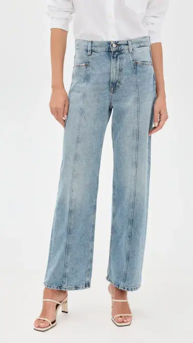 House of Dagmar Loose Fit Denim Jeans Light Blue 26 | Thumbnail 2 House of Dagmar Loose Fit Denim Jeans Light Blue 26 | Thumbnail 2