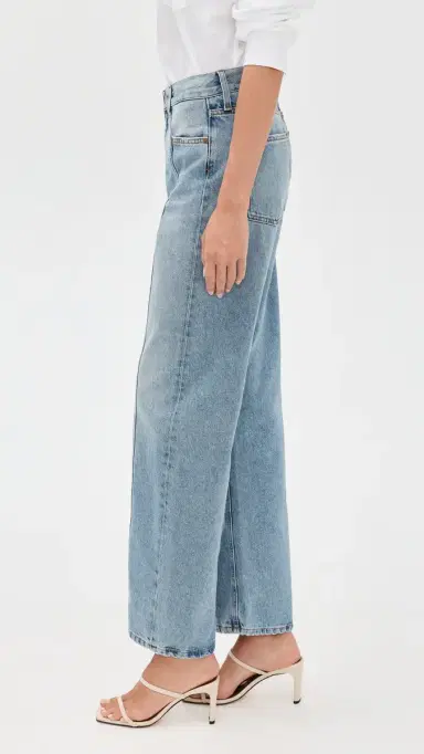 House of Dagmar Loose Fit Denim Jeans Light Blue 26 | Thumbnail 4 House of Dagmar Loose Fit Denim Jeans Light Blue 26 | Thumbnail 4