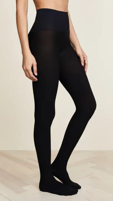 Commando Perfectly Opaque Matte Tights Black | Thumbnail 2